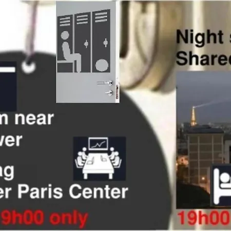 Rum i privatbostad Chatillon Citea Express Chatillon Metro Pour Nuitee Avec Acces Direct Centre Et Espace Limite En Journee Sans Nuitee Acces Limite 8h00-19h00 Depot Bagage *